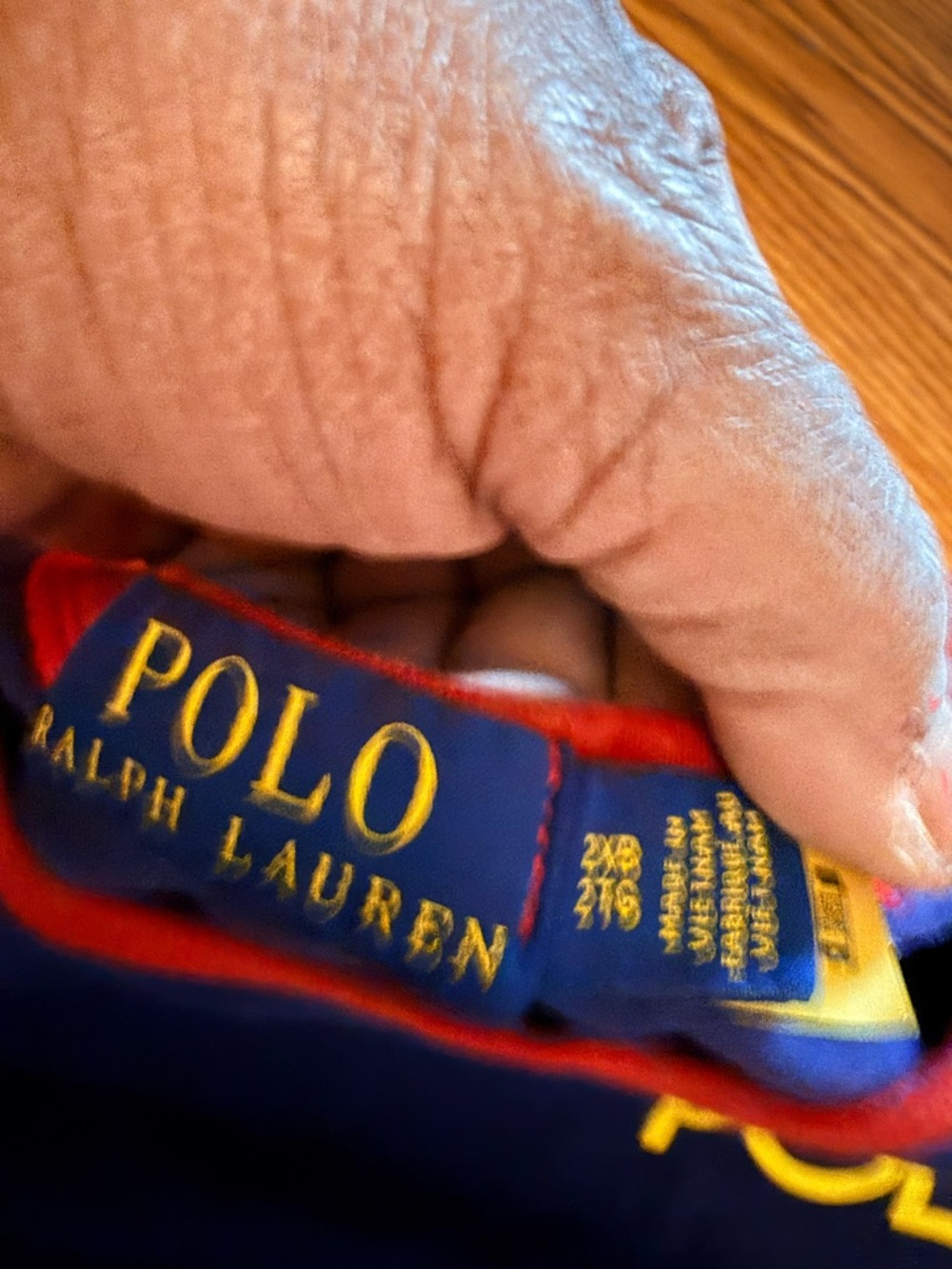 Polo by Ralph Lauren Navy Blue Logo Ringer Tee - Picture 5 of 5